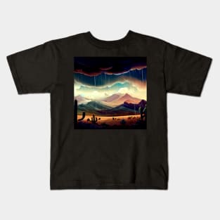 Desert Rain . Kids T-Shirt
